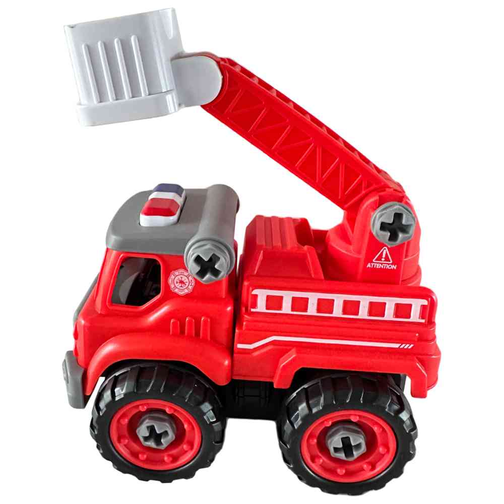 Limei International - Assembly Educational Mini Fire Rescue Truck - 27 Pcs