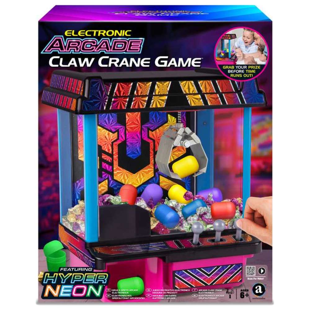 Ambassador Games - Electronic Arcade Claw Crane Game