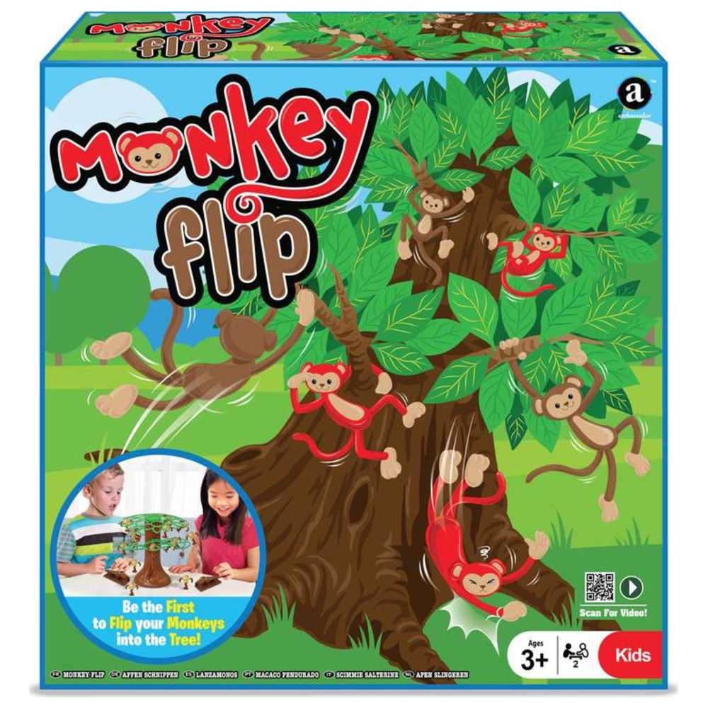 Ambassador Games - Monkey Flip! Playset - 21 Pcs