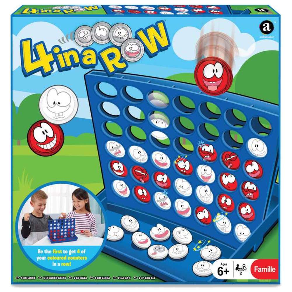 Ambassador Games - 4-In A Row Board Game