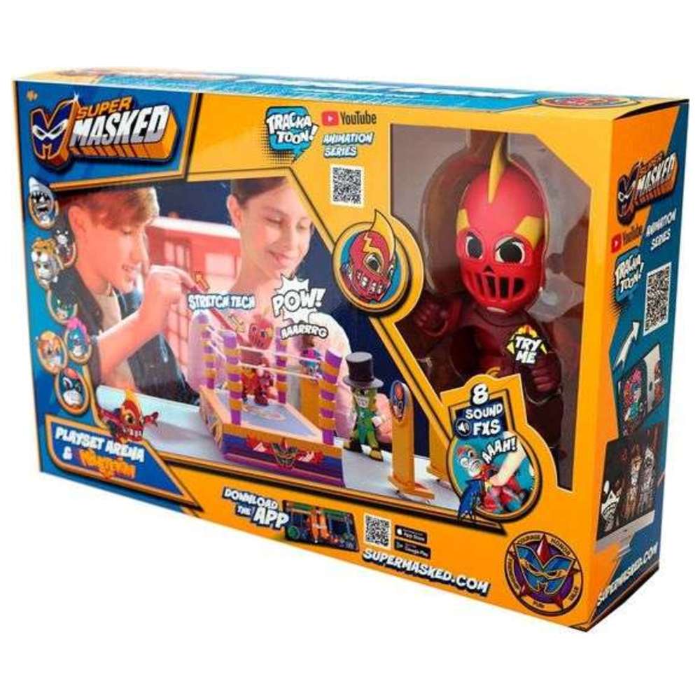 Eolo - Super Masked Training Arena Tech Action Figure Playset