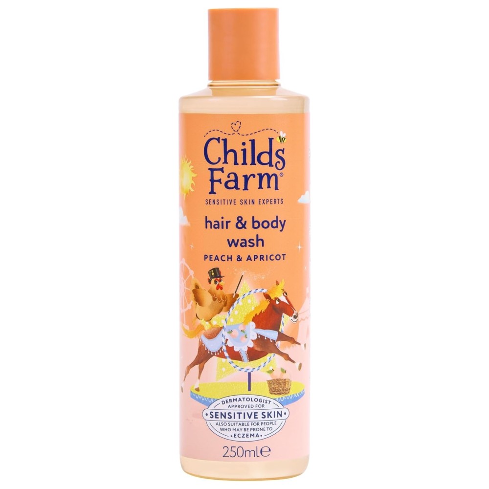 Childs Farm - Hair And Body Wash - Peach And Apricot - 250 ml