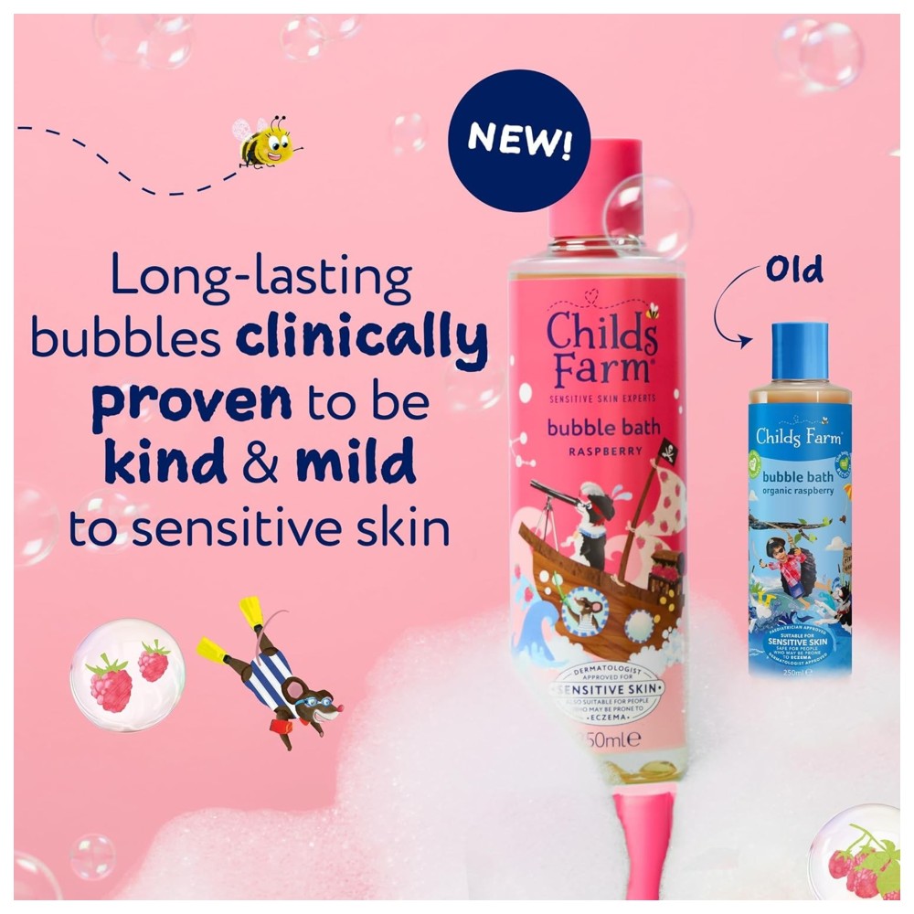 Childs Farm - Bubble Bath - Raspberry - 250 ml