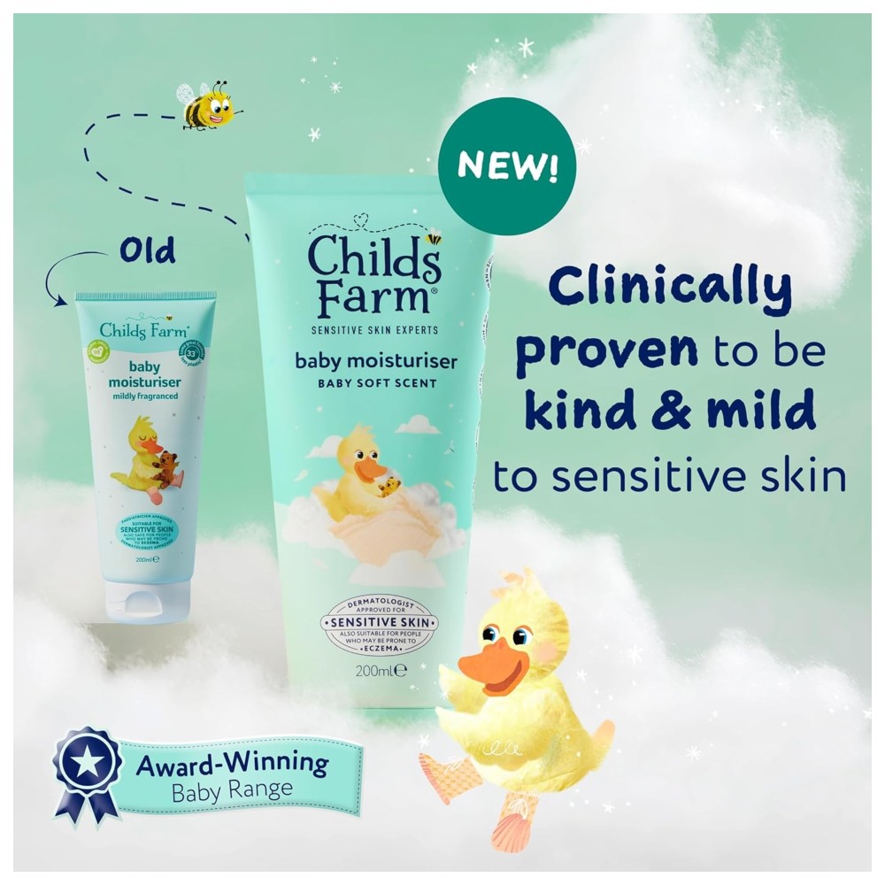 Childs Farm - Baby Moisturiser - Baby Soft Scent - 200 ml