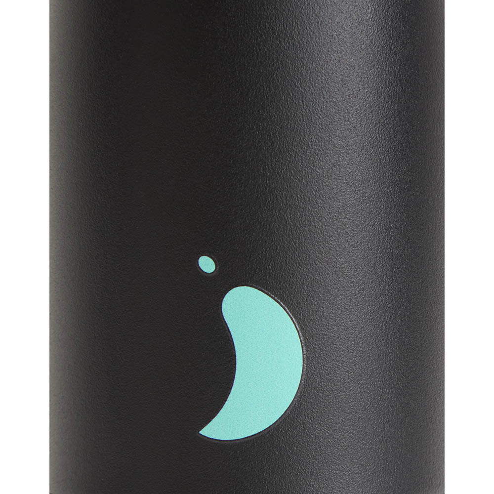 Chillys - Original Kids Stainless Steel Water Bottle - Jet Black - 350 ml