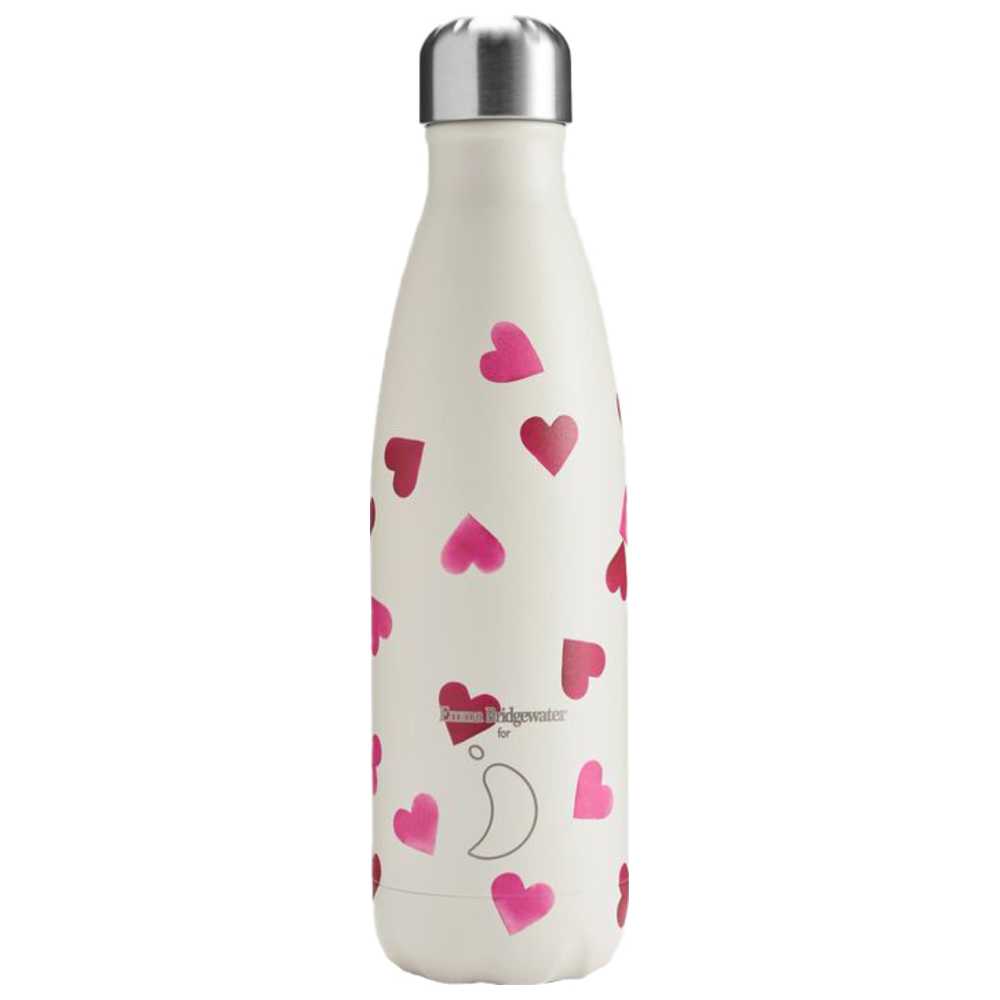 Chillys - Emma Bridgewater Stainless Steel Water Bottle - Hearts - 500 ml