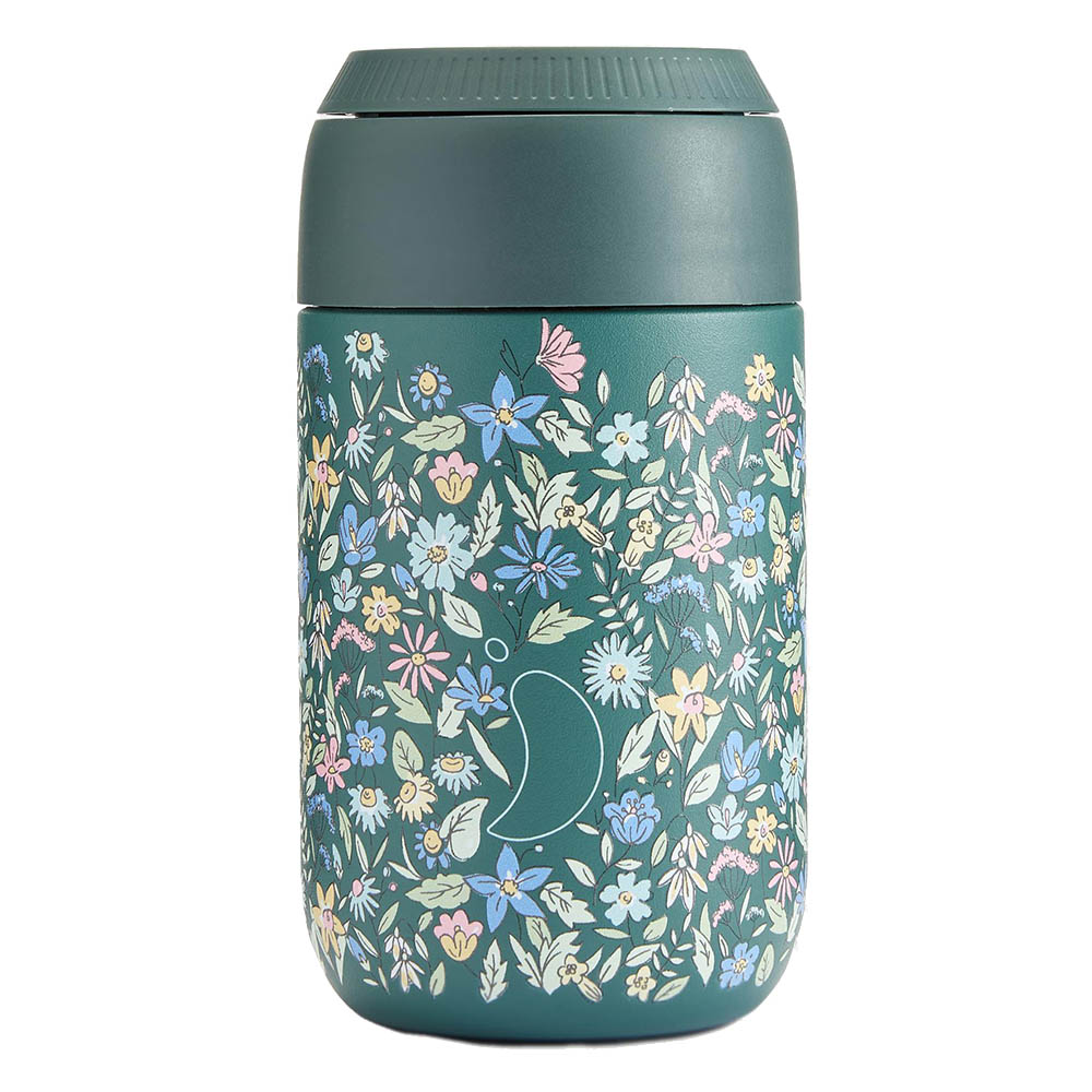 Chillys - Series 2 Summer Sprigs Stainless Steel Liberty Cup - Pine Green - 340 ml