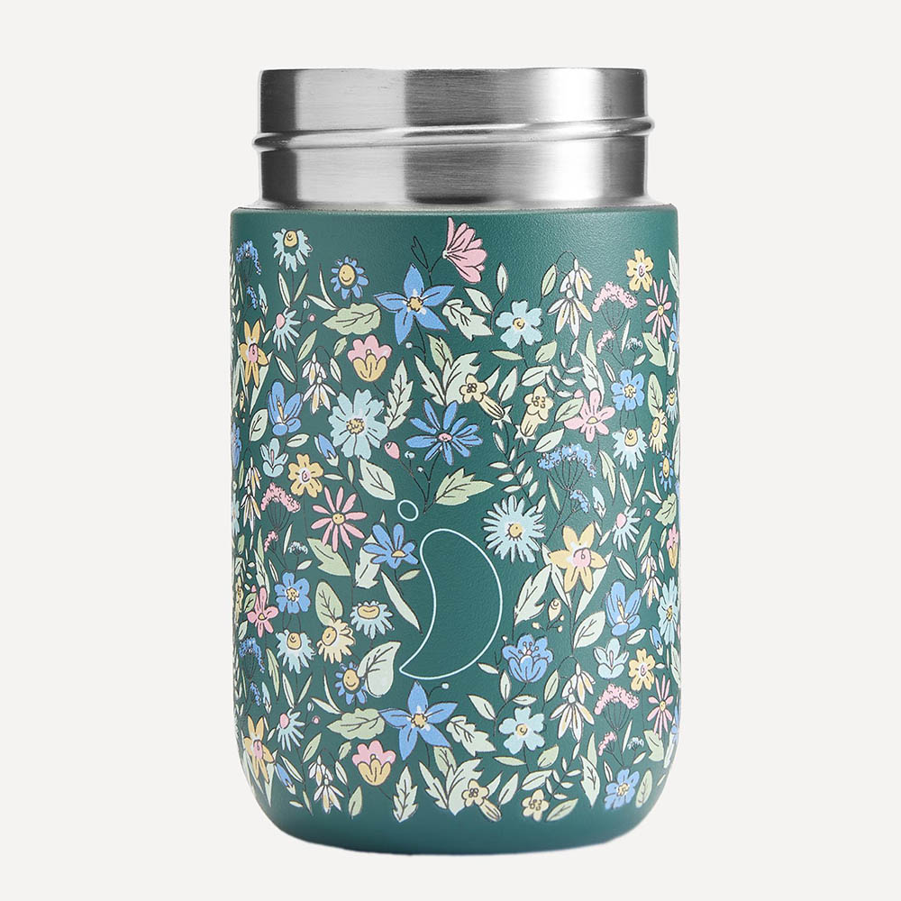 Chillys - Series 2 Summer Sprigs Stainless Steel Liberty Cup - Pine Green - 340 ml