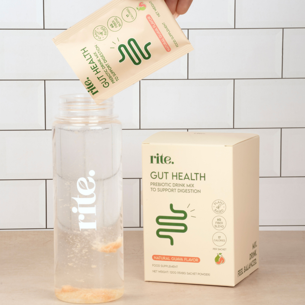 Rite - Gut Health Prebiotic Drink Mix Sachet - 15 x 8g - Guava Flavour
