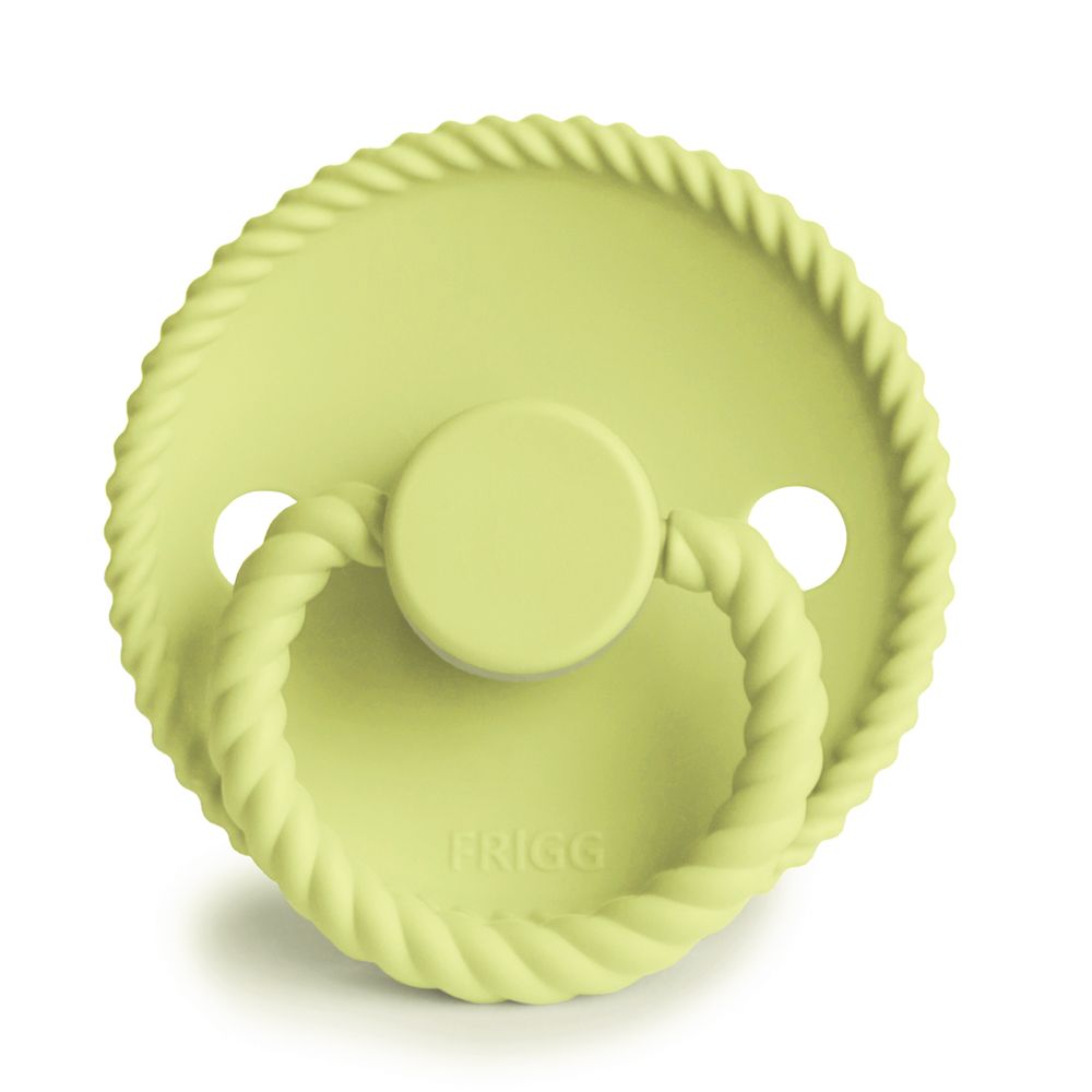 Frigg - Rope Silicone Baby Pacifier 6-18M - 1pc - Size2 - Green Tea