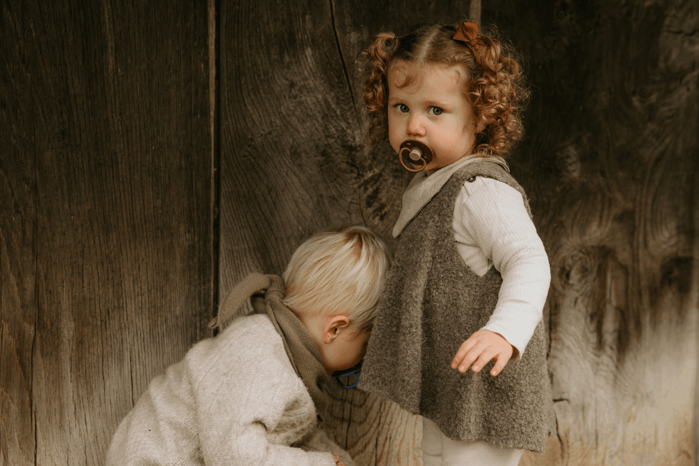 Frigg - Little Viking Silicone Baby Pacifier 0-6M - 1pc - Size1 - Bjorn Cocoa