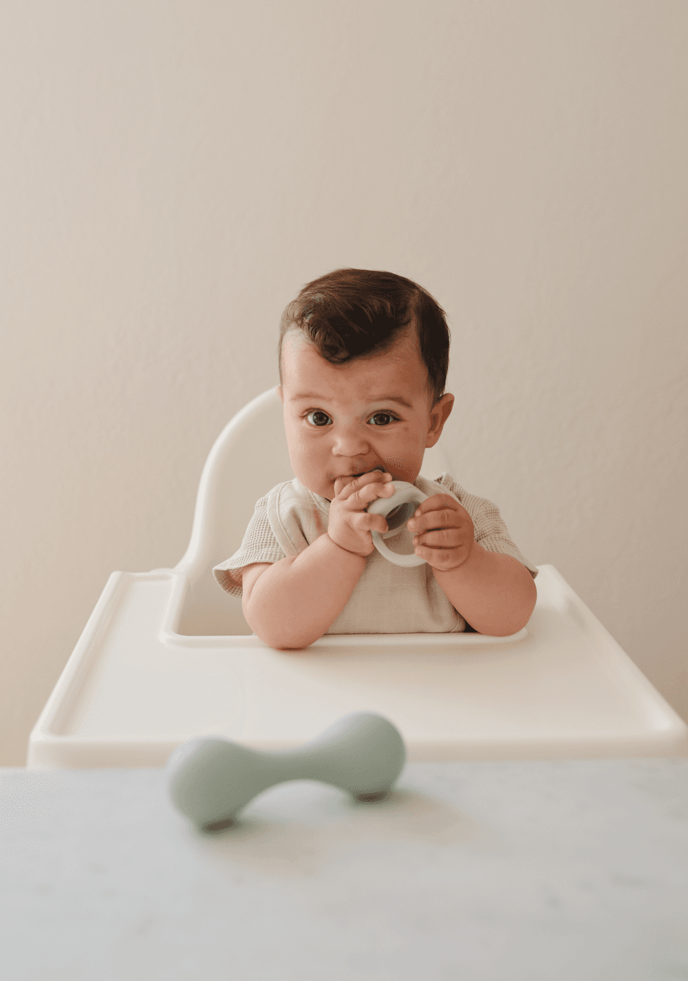 Mushie - Silicone Fresh Food Feeder - Sage - Pack of 2