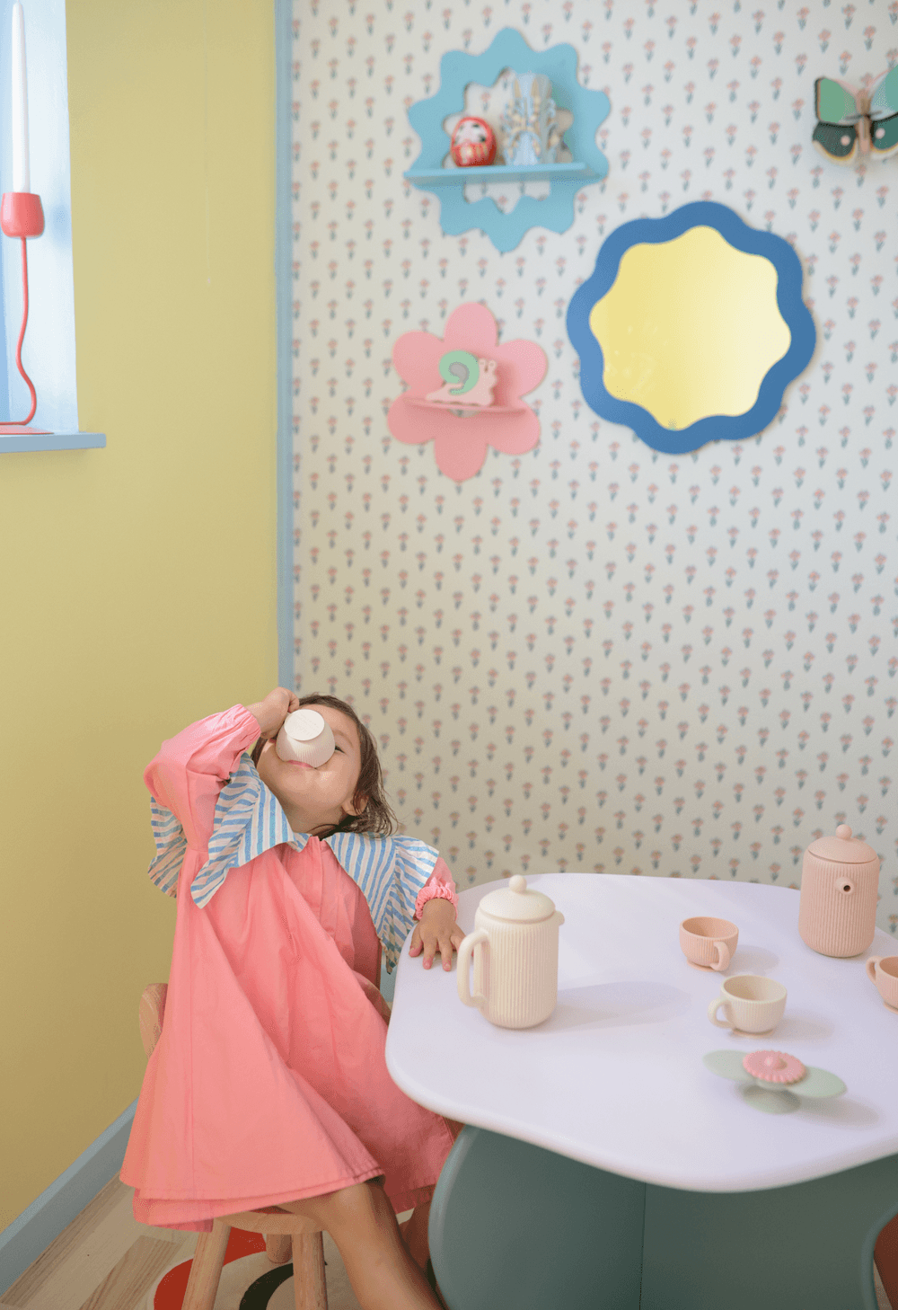 Mushie - Silicone Tea Play Set - Blush - 4 Pcs