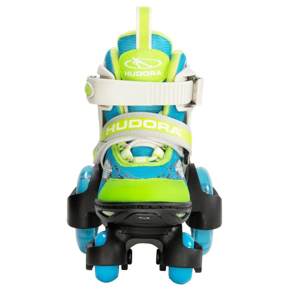 Hudora - Boy's My First Quad LED Roller Skates - Green