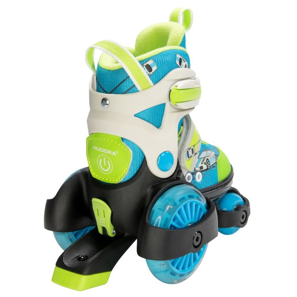 Hudora - Boy's My First Quad LED Roller Skates - Green