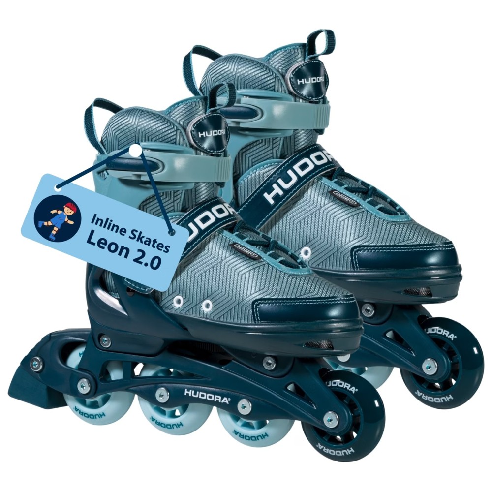 Hudora - Boy's Leon 2.0 Adjustable Inline Skates - Ocean
