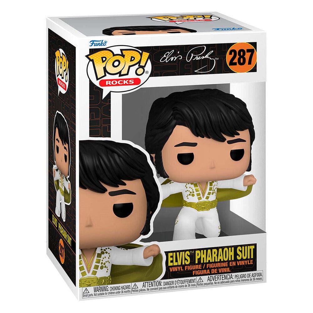 Funko - Pop! Rocks Elvis Presley Vinyl Figure - Elvis In Pharaoh Suit - 3.75-Inch