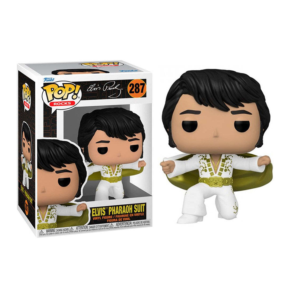 Funko - Pop! Rocks Elvis Presley Vinyl Figure - Elvis In Pharaoh Suit - 3.75-Inch