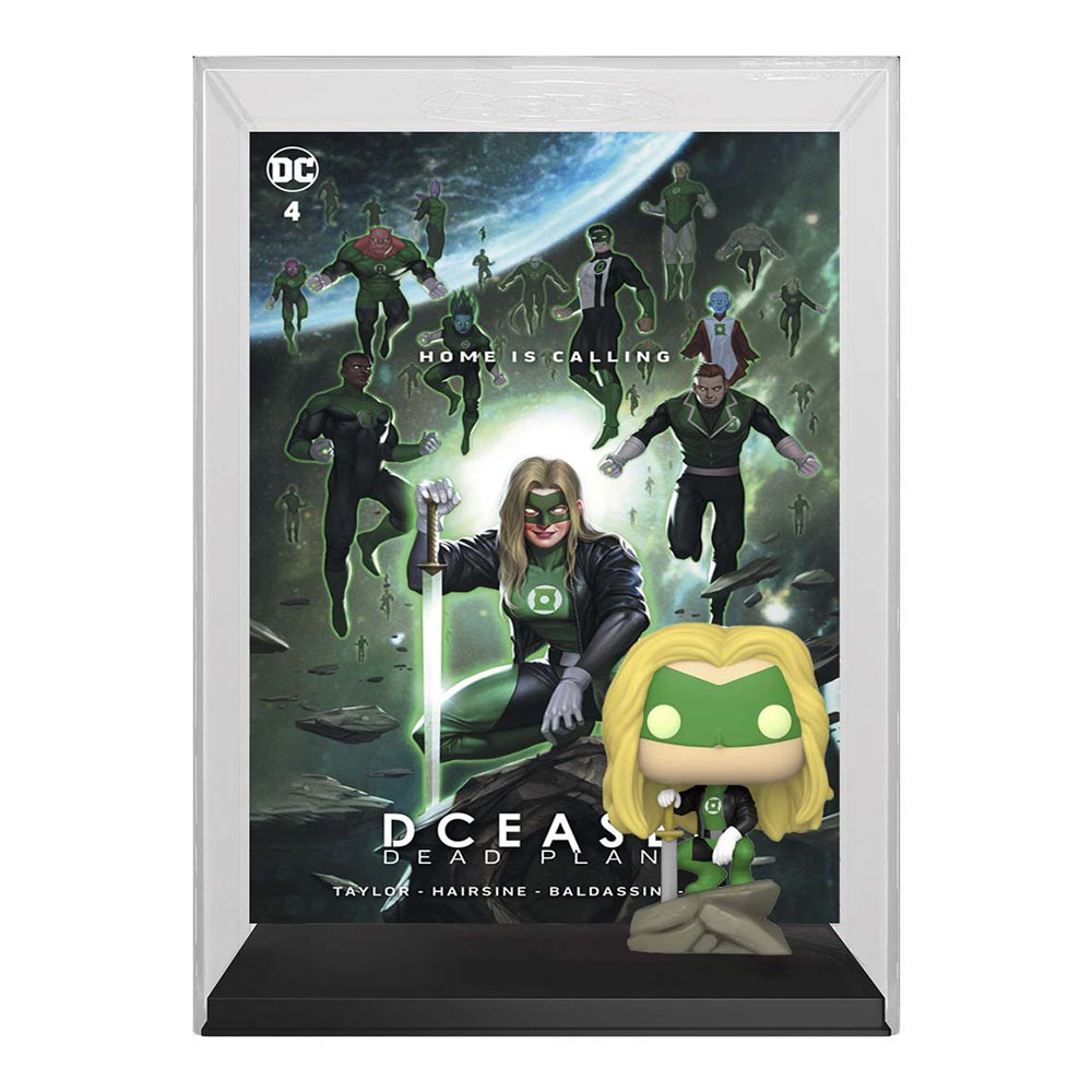 Funko - Pop! Comic Cover DC Vinyl Figure - DCeased Green Lantern - 4.5-Inch