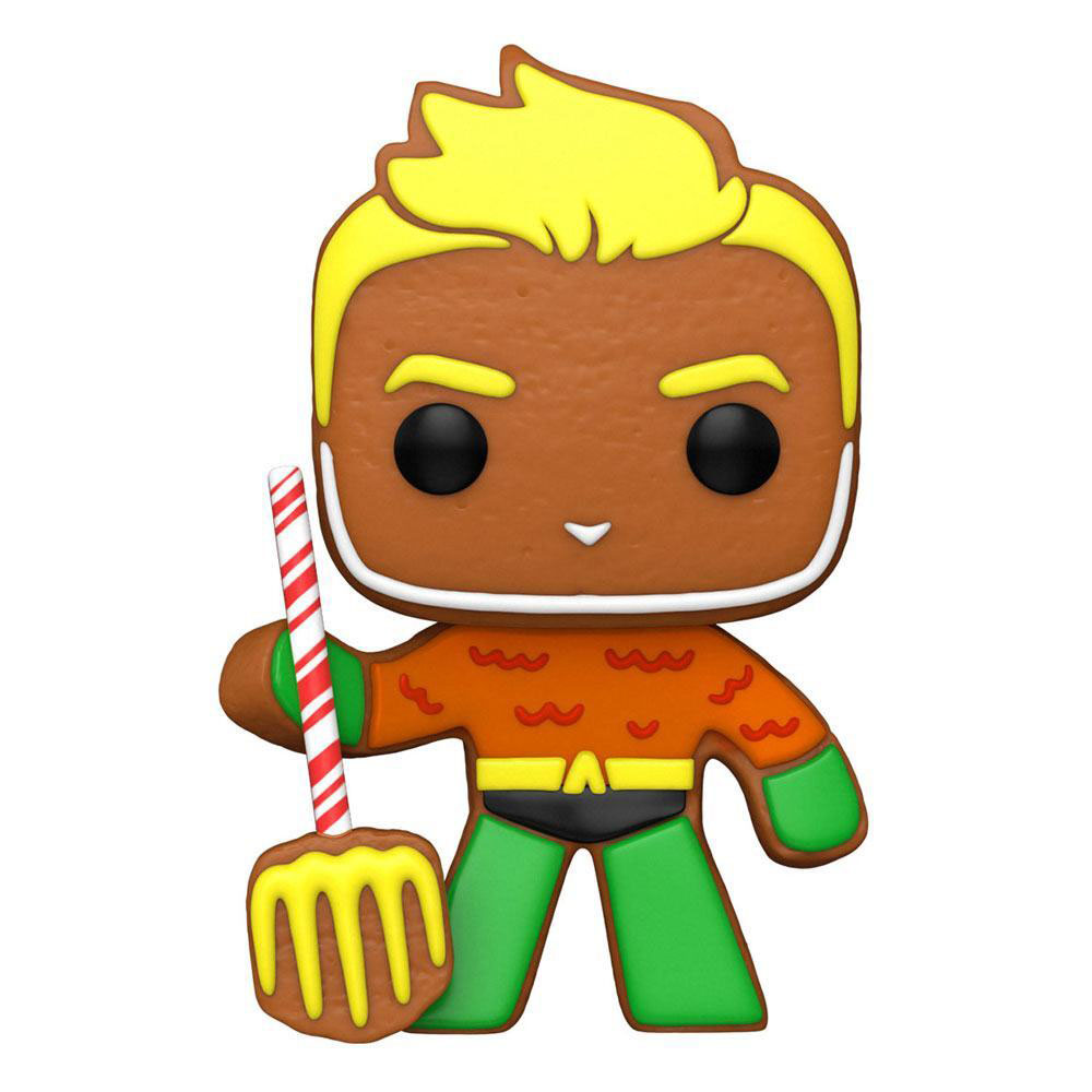 Funko - Pop! DC Super Heroes Vinyl Figure - Gingerbread Aquaman - 3.75-Inch