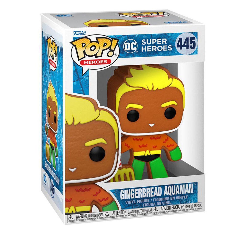 Funko - Pop! DC Super Heroes Vinyl Figure - Gingerbread Aquaman - 3.75-Inch
