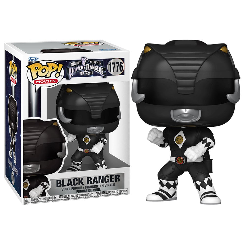 Funko - Pop! TV Mighty Morphin Power Ranger Vinyl Figure - Black Ranger - 3.75-Inch