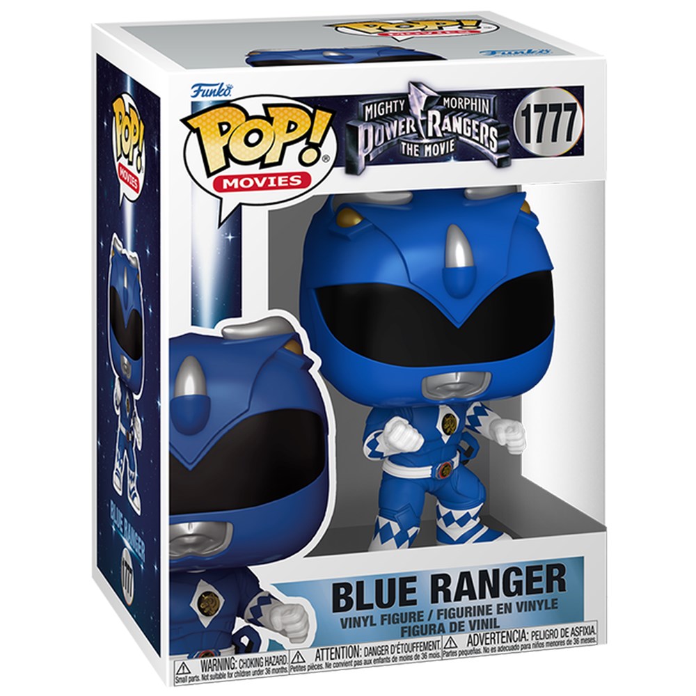 مجسم فينيل فانكو - Pop! TV Mighty Morphin Power Ranger - الحارس الأزرق - 3.75 بوصة