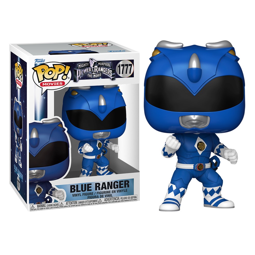 مجسم فينيل فانكو - Pop! TV Mighty Morphin Power Ranger - الحارس الأزرق - 3.75 بوصة
