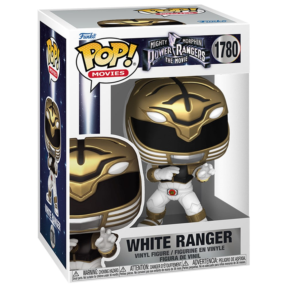 مجسم فينيل فانكو - Pop! Movies Mighty Morphin Power Rangers - الحارس الأبيض - 3.75 بوصة
