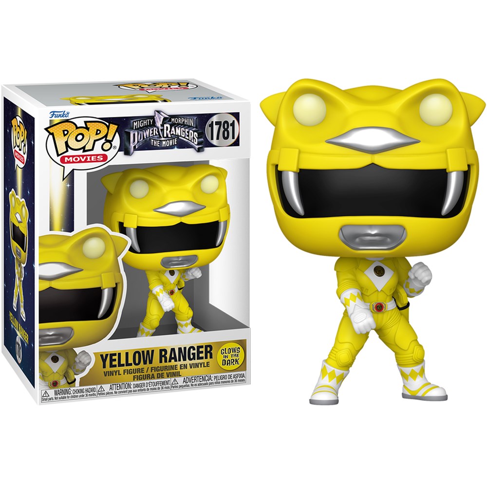 مجسم فينيل فانكو - Pop! Movies Mighty Morphin Power Rangers - الحارس الأصفر - 3.75 بوصة