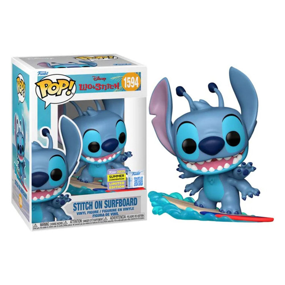 Funko - Pop! Disney Lilo & Stitch Vinyl Figure - Stich On Surfboard - 3.75-Inch