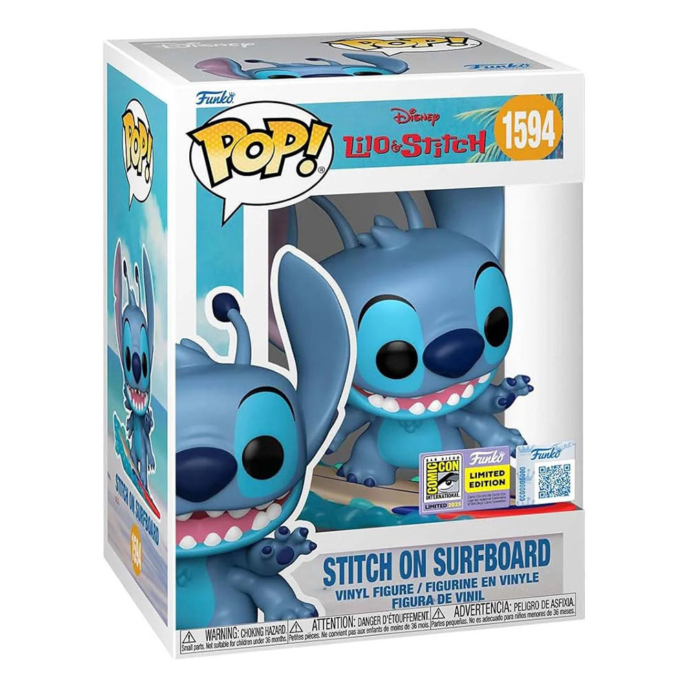 Funko - Pop! Disney Lilo & Stitch Vinyl Figure - Stich On Surfboard - 3.75-Inch