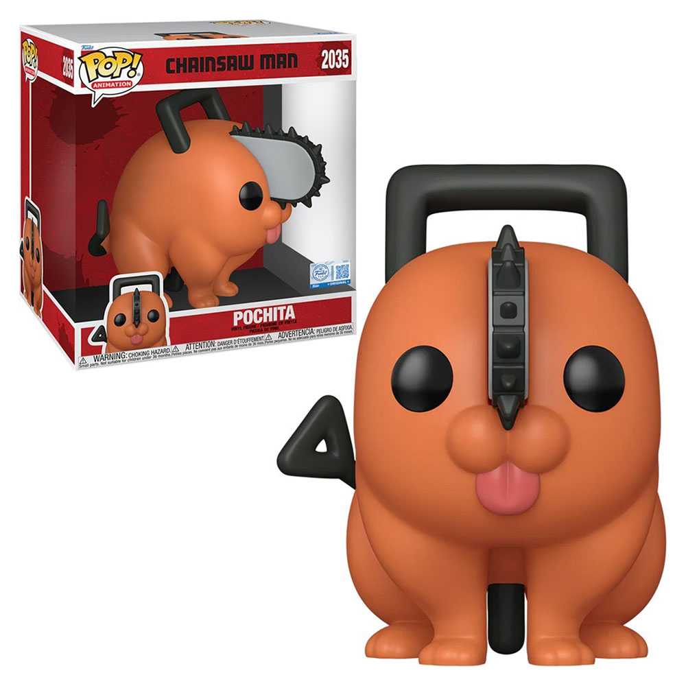 Funko - Pop! Animation Chainsaw Man Jumbo Vinyl Figure - Pochita - 10-Inch