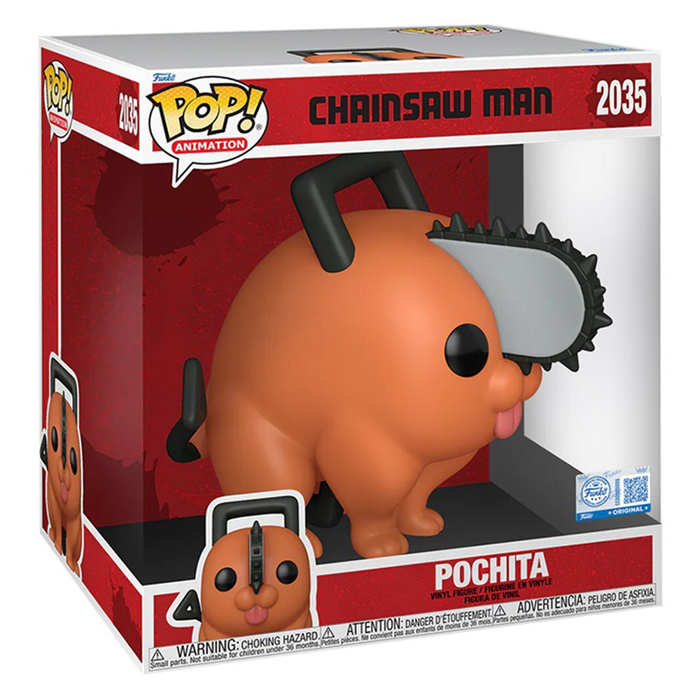 Funko - Pop! Animation Chainsaw Man Jumbo Vinyl Figure - Pochita - 10-Inch