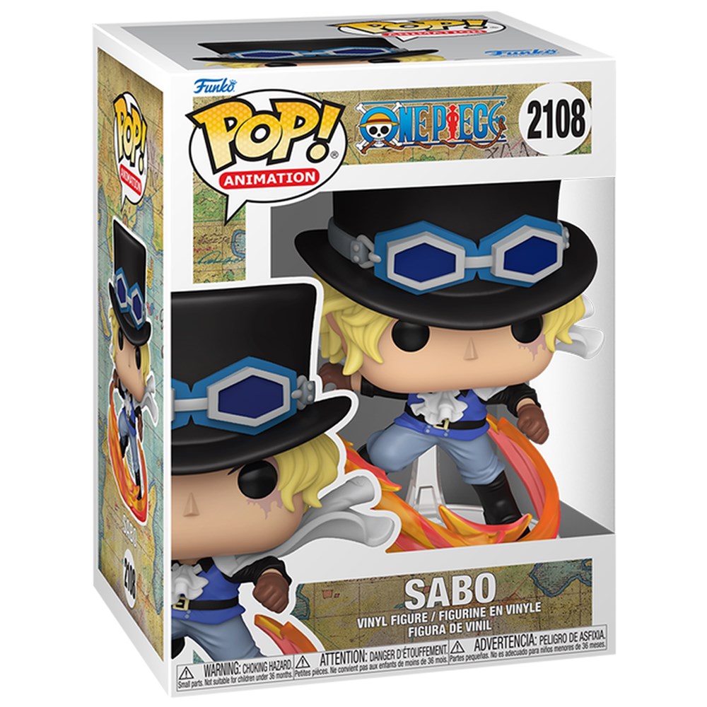 Funko - Pop! Animation One Piece Collectible Vinyl Figure - Sabo - 4-Inch