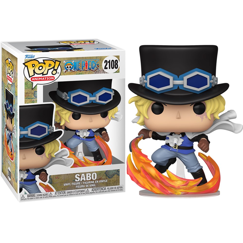 Funko - Pop! Animation One Piece Collectible Vinyl Figure - Sabo - 4-Inch