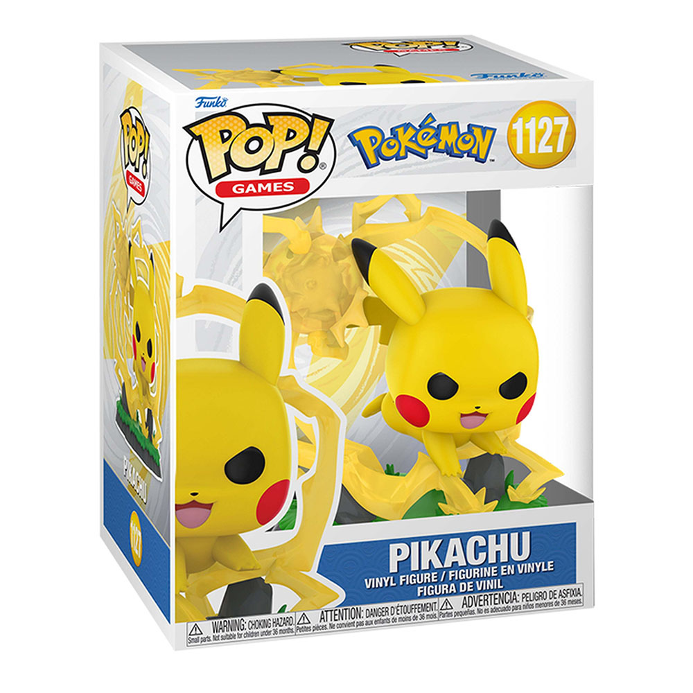 Funko - Pop! Games Pokemon Premium Vinyl Figure - Pikachu - 3.75-Inch