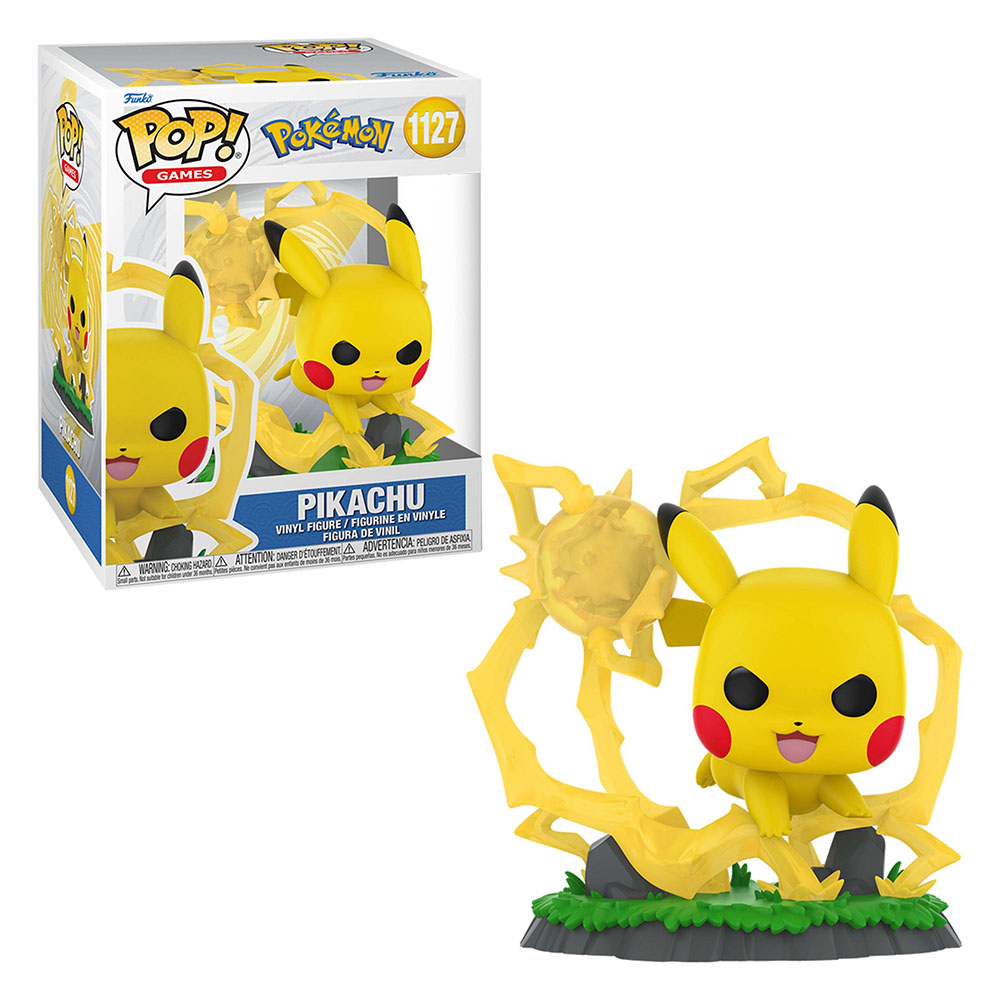Funko - Pop! Games Pokemon Premium Vinyl Figure - Pikachu - 3.75-Inch