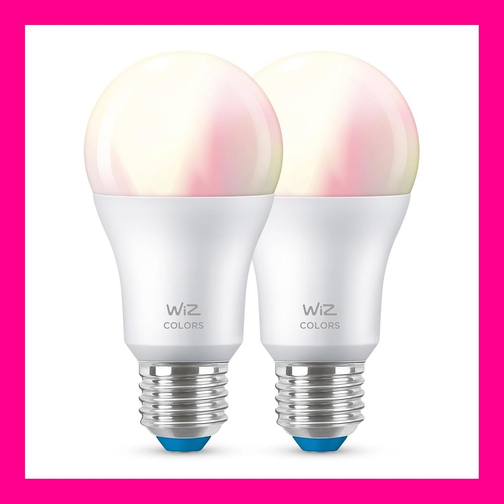 WiZ - Smart Wifi Frosted Drop Light Bulb - 2 Pcs