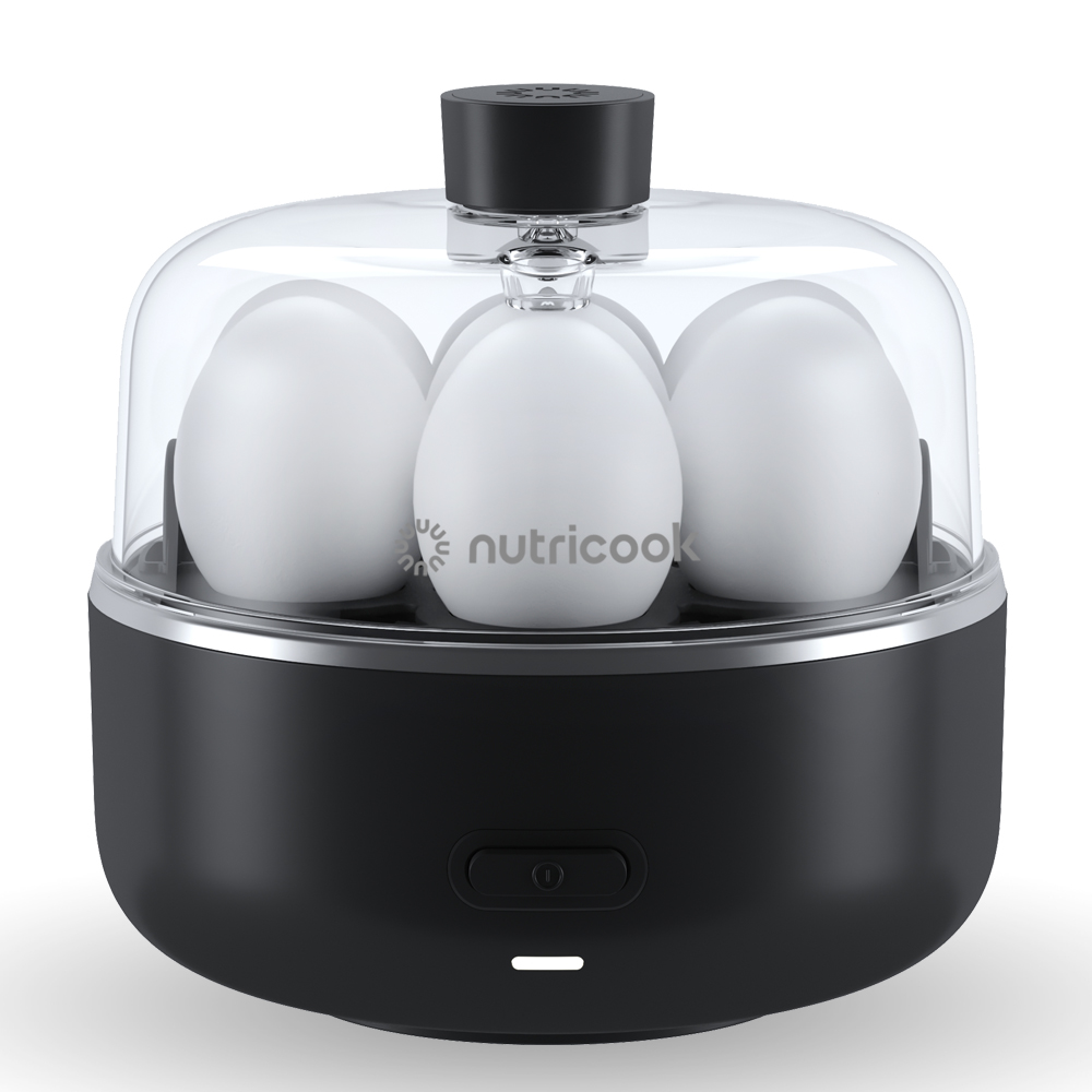 Nutricook Eggi 7 Egg Capacity Electric Egg Cooker - Black
