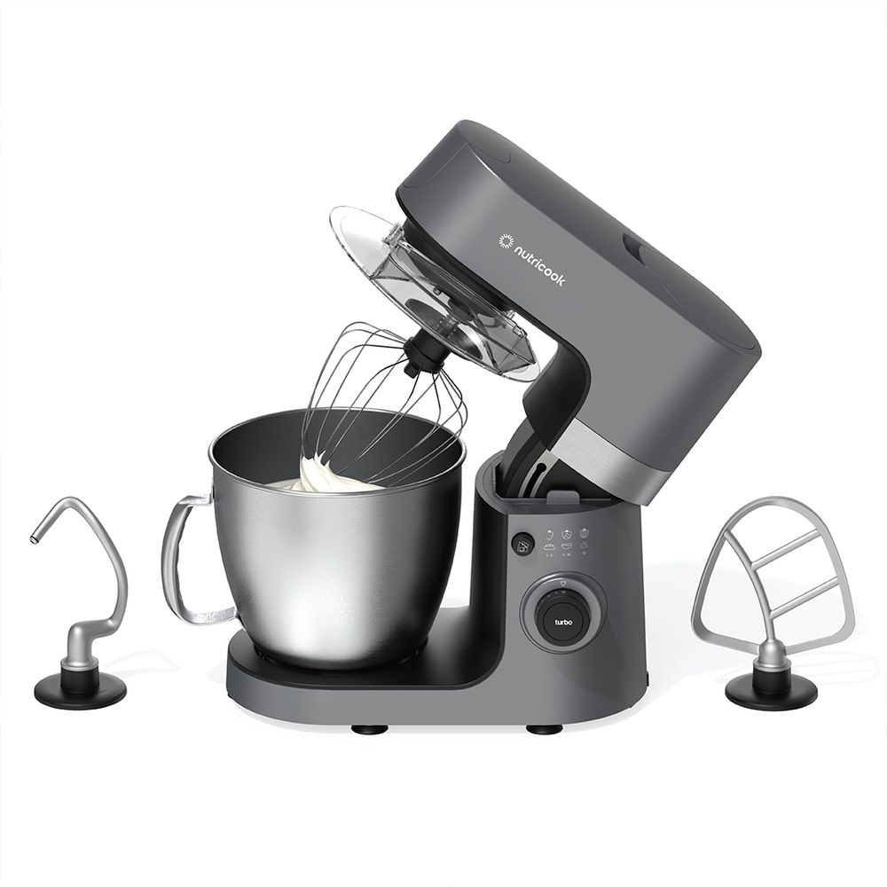 Nutricook - 1300W Stand Mixer - Grey -  6.3 L