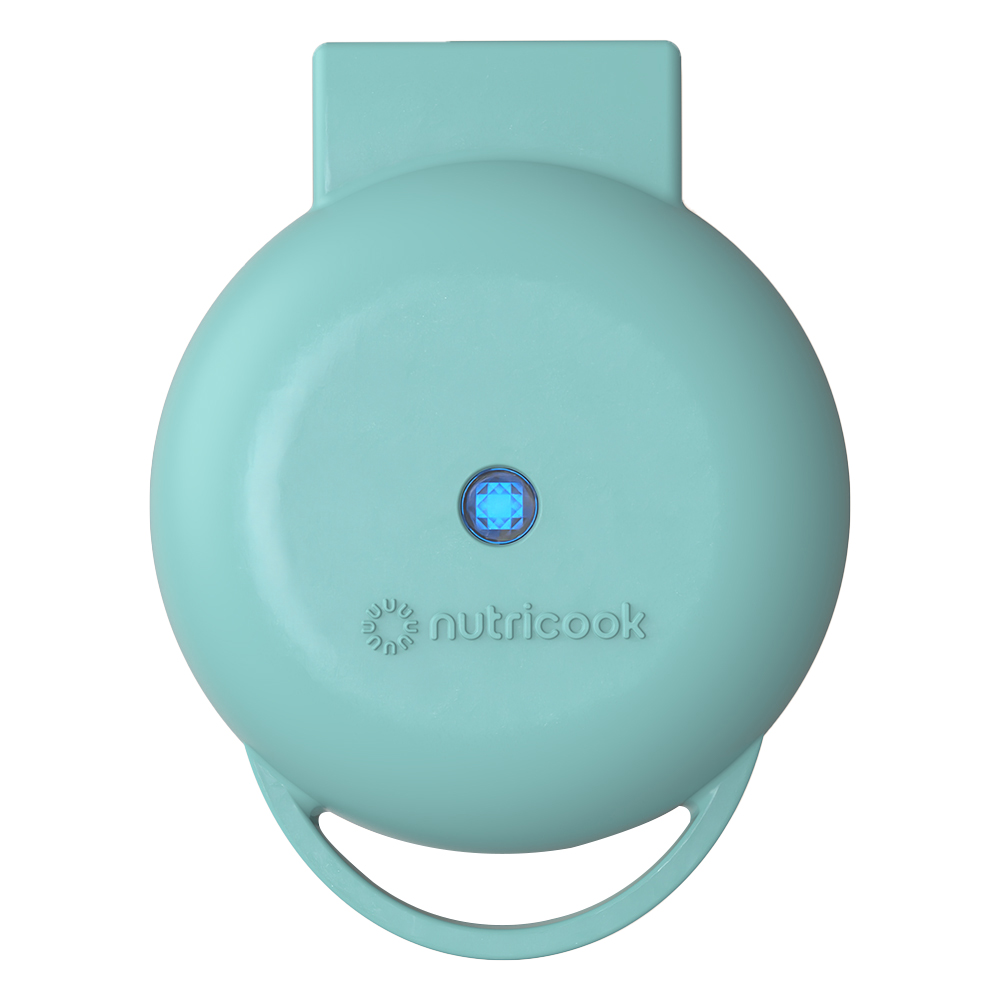 Nutricook Mini Waffle Maker - Aquamarine