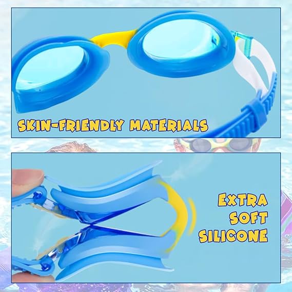 Ukr - Kids Swimming Goggles - Multicolor