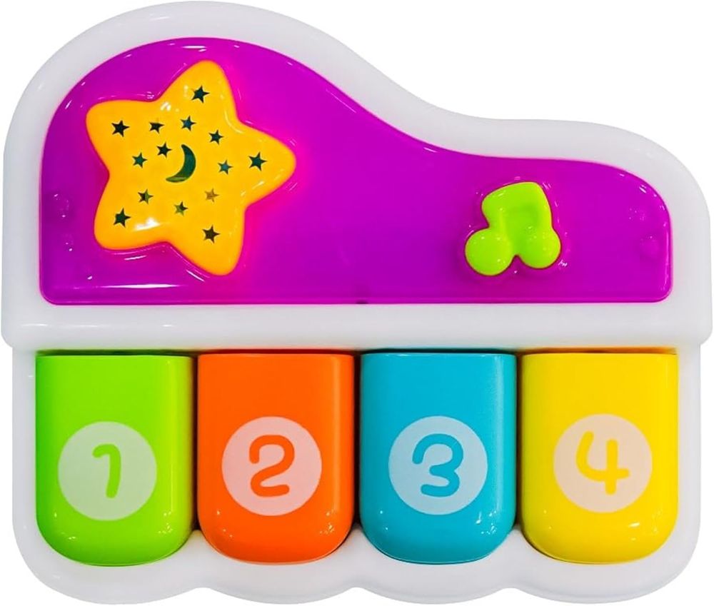 Ukr - Mini Musical Baby Piano - Multicolor