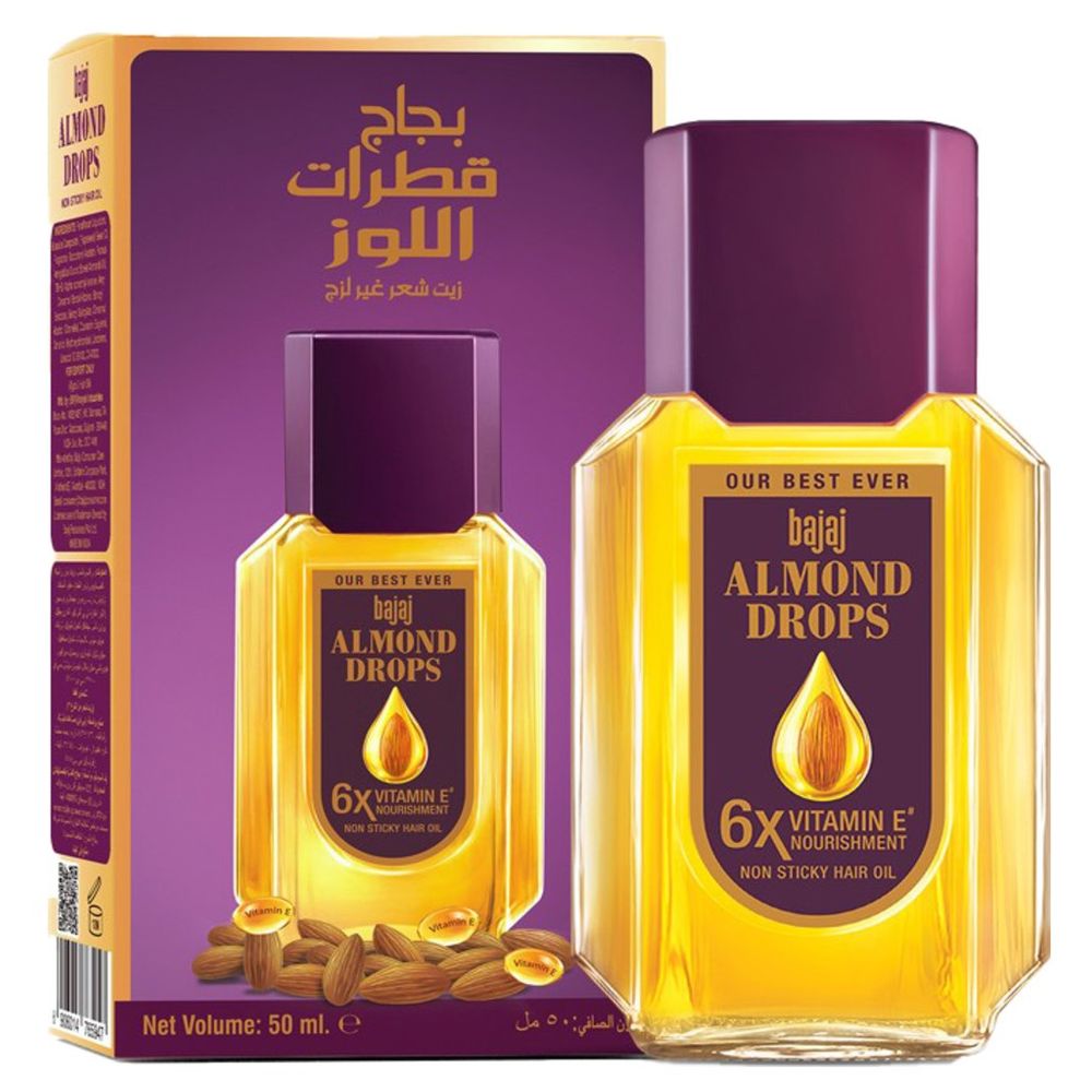 Bajaj Naturals - Almond Drop Hair Oil - 50 ml