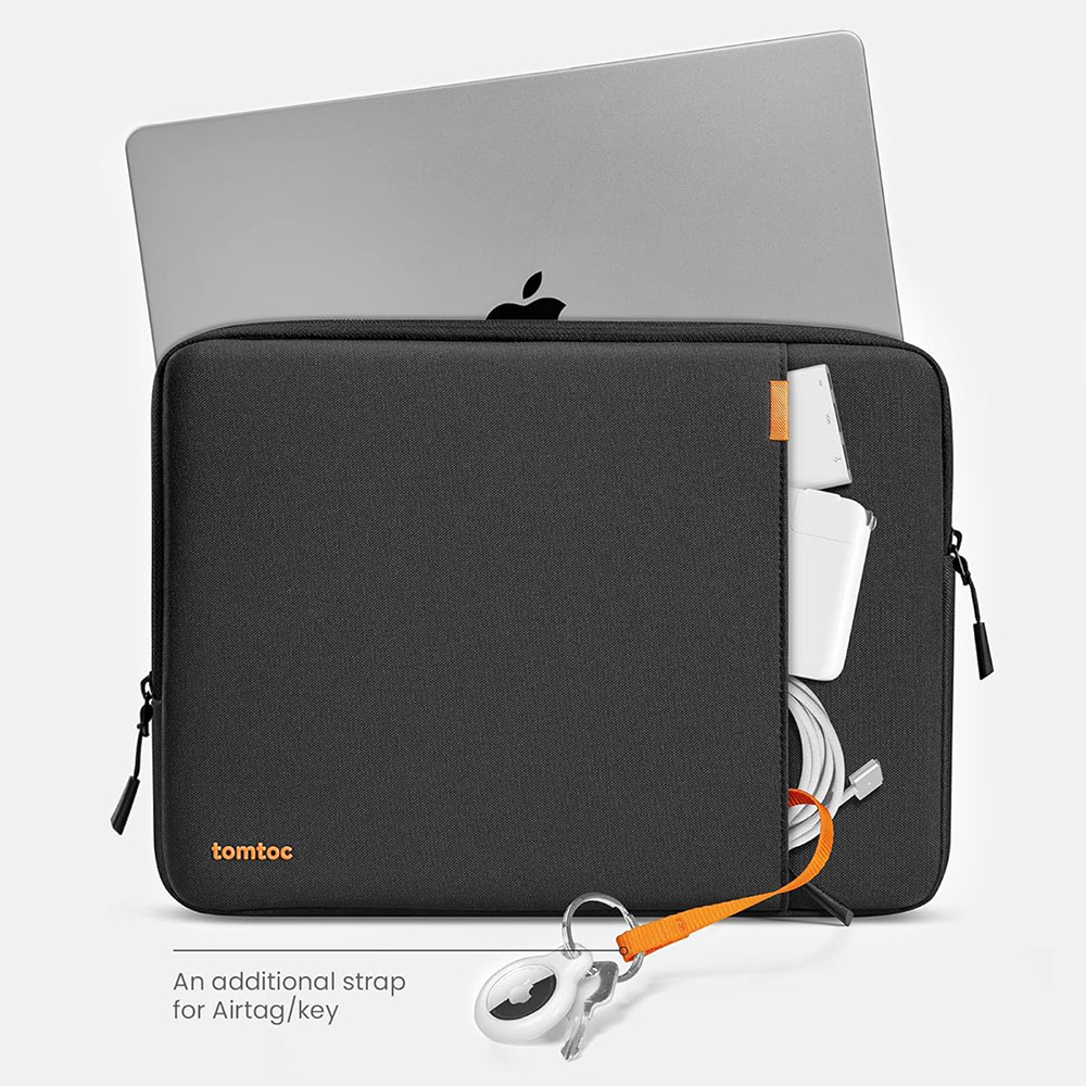Tomtoc - Defender A13 Case - 14 Inch Macbook Pro - Water Repellent Shockproof Full Protection - Eco Friendly Laptop Sleeve