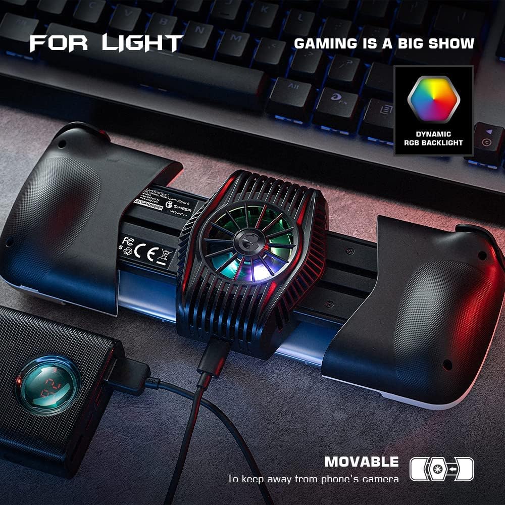 GameSir - X3 Type-C Android Controller With Cooling Fan - White