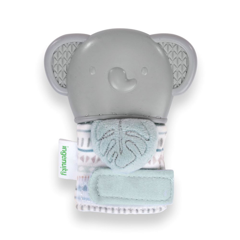 Ingenuity - Van The Elephant Teething Mitt And Rattle Toy