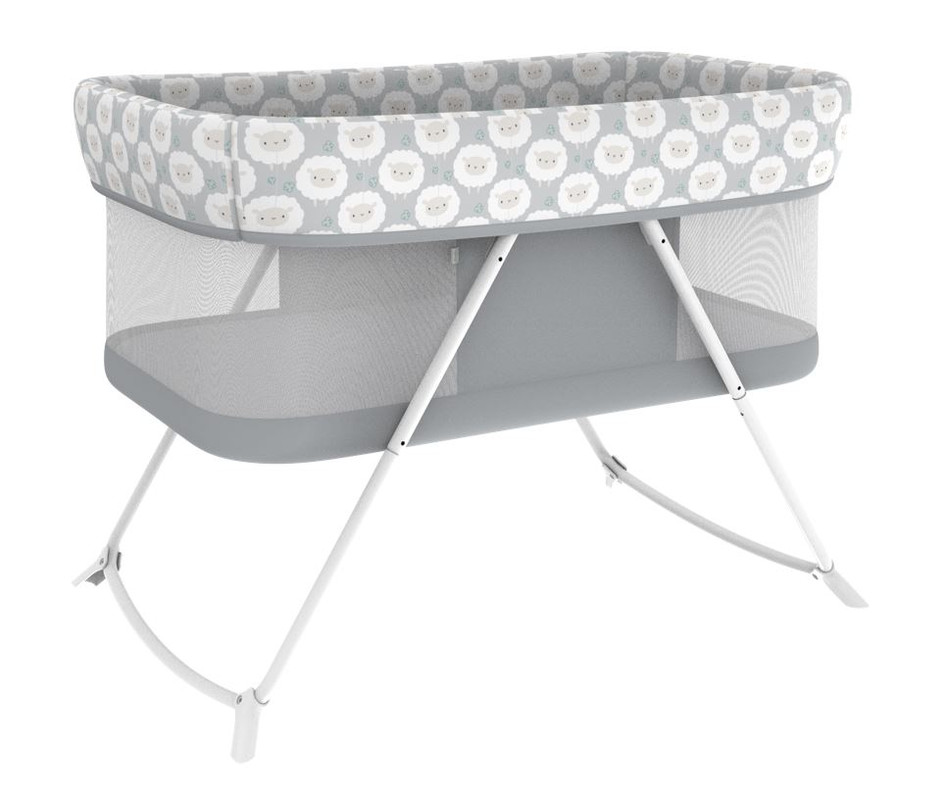 Ingenuity Snooze And Stow Rocking Portable Folding Bassinet - Sheppy