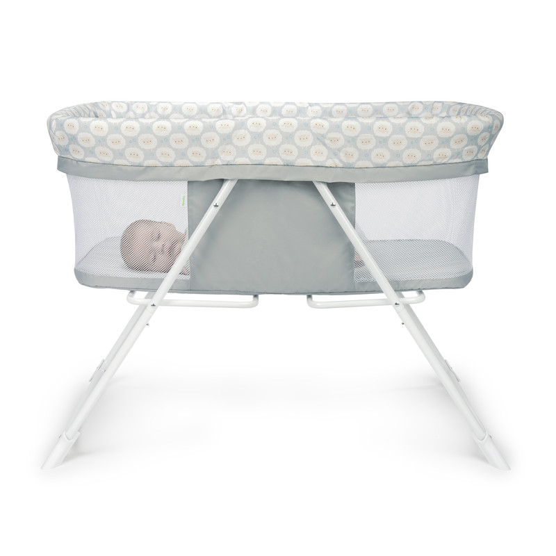 Ingenuity Snooze And Stow Rocking Portable Folding Bassinet - Sheppy